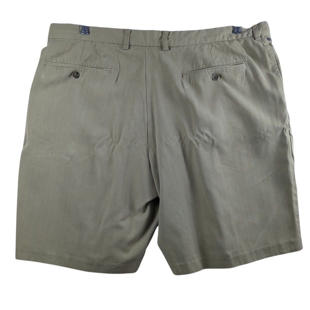 Tommy Bahama Shorts Mens 40/09 Khaki Flat Front 90% Silk Casual Golf Lightweight - Picture 2 of 16